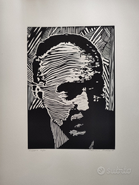 Federico Caffè xilografia