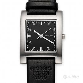 Giorgio Fedon 1919 Orologio Quadrato Tank Nero