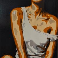 Quadro  moderno acrilico su tela 