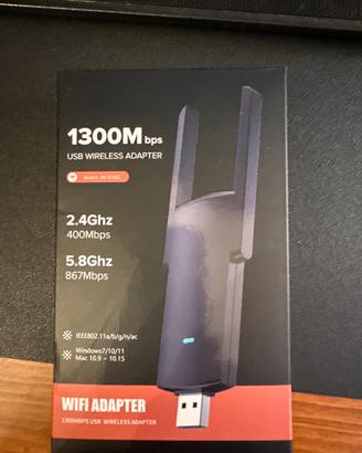 Wifi adapter usb 1300Mbps