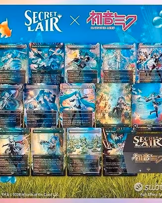 Magic Secret Lair Commander Deck Hatsune Miku