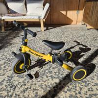 Triciclo Bicicletta evolutiva bimbi