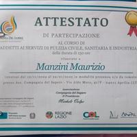 Legge 68/99 con attestato pulizie sanitarie civili