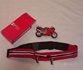 Kit Ducati Corse -Modellino Moto+Marsupio Elastico