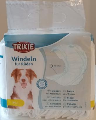 Pannolini a fascia per cani maschi tg cm.46-60
