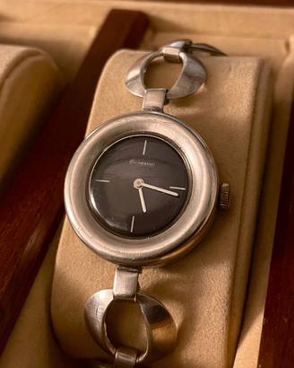 Orologio vintage Habmann in argento 835 anni '70