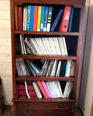 Libreria, Cassettiera, Credenza massello Teak Tek