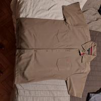 camicia manica corta verde militare Tommy Hilfiger