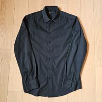 Camicia nera elegante uomo (tg. M slim fit)