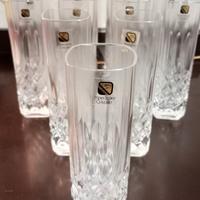 Set di 12 bicchieri in cristallo 30% PbO