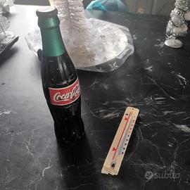 Maniglia e termometro originali frigo Coca Cola