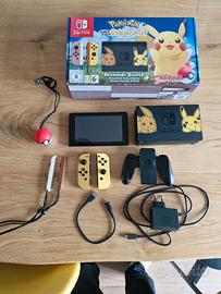 Nintendo Switch Ed. Pokémon Let's Go + Accessori