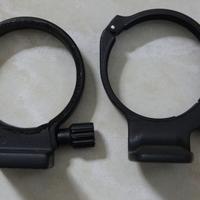 Due anelli per treppiede per Canon 100 macro USM