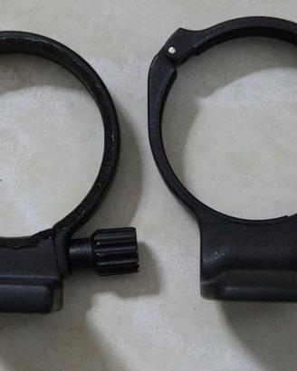 Due anelli per treppiede per Canon 100 macro USM