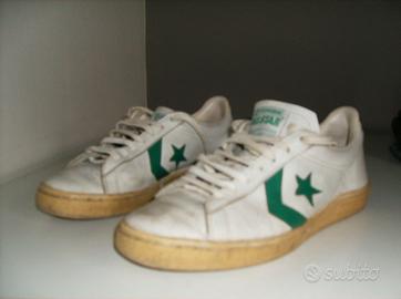 CONVERSE ALL STAR Sneakers Vintage in pelle Tg. 41