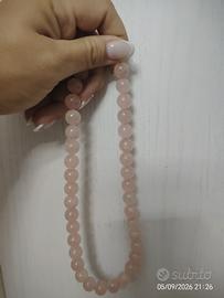 collana quarzo rosa