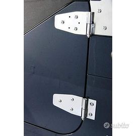 Cerniere cromate porte JEEP Wrangler YJ TJ