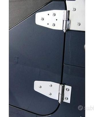Cerniere cromate porte JEEP Wrangler YJ TJ