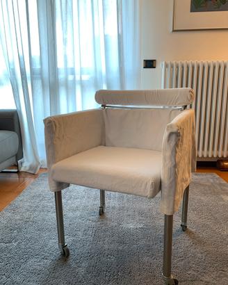 Set 6 Sedie / Poltroncine “Oscar” Minotti ‘70-‘80