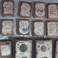 SSD e hard disk sata, scsi  da testare