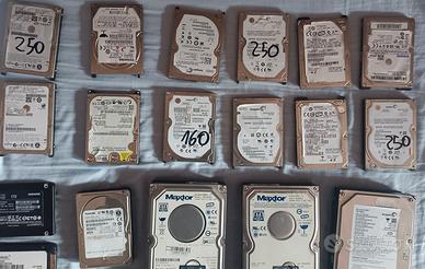 SSD e hard disk sata, scsi  da testare