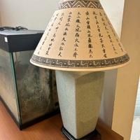 Lampada Cinese  con Base in Ceramica