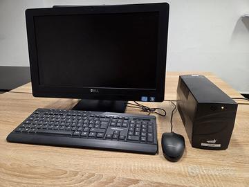 PC ALL IN ONE 20” CON TASTIERA , MOUSE E UPS