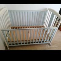 lettino Pali "Birillo" bianco azzurro 