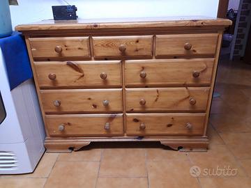 Cassettiera stile rustico