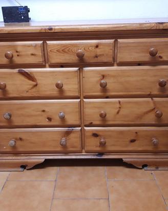 Cassettiera stile rustico