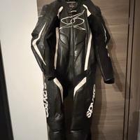 Tuta intera spike moto taglia  54