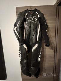 Tuta intera spike moto taglia  54