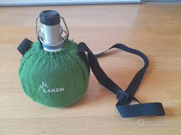 Borraccia in Alluminio LAKEN 1L con Custodia