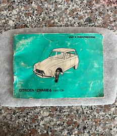Libretto uso e manutenzione Citroen Dyane 6