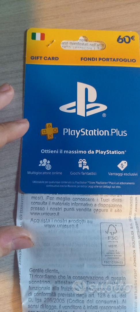 ps plus 12 mesi - Console e Videogiochi In vendita a Agrigento