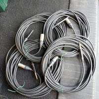 4 cavi 10 metri nuovi XLR maschio - TRS 6,3