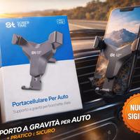 Portacellulare Auto a Gravità - Nuovo e Sigillato