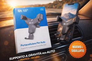 Portacellulare Auto a Gravità - Nuovo e Sigillato