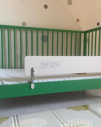 Lettino ikea Gulliver + materasso e coprimaterasso