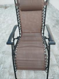 sdraio relax reclinabile per  interno/esterno 