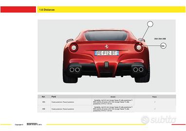 Ferrari f12 manuale di riparazione officina