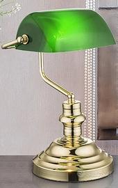 Lampada da scrivania dorata classica