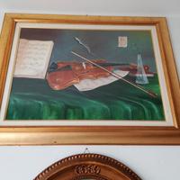 quadri olio su tela cornici lavorate e lisce