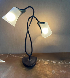 Lampada Vintage in ottone anticato Made in Italy