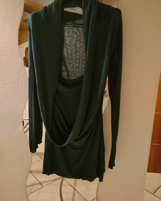 Maglione lungo leggero blu donna misura S Imperial