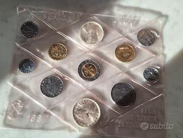 Monete 1987 Serie Divisionale Italiana