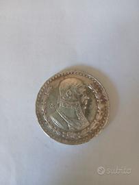 N.2 Monete Argento Peso Messicano