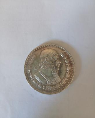 N.2 Monete Argento Peso Messicano