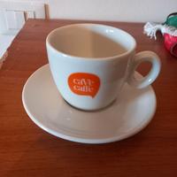 Set tazzine da caffè "CAVE CAFFÈ" con piattino