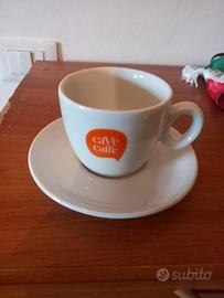 Set tazzine da caffè "CAVE CAFFÈ" con piattino